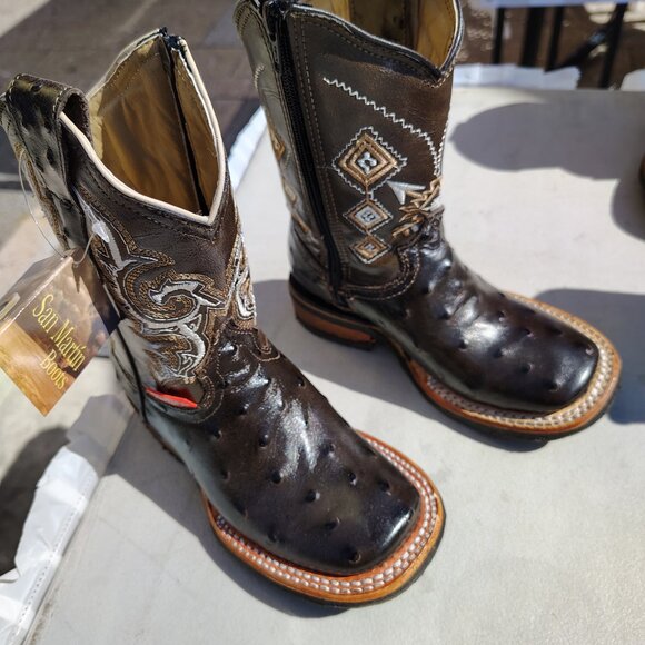 Leather Girls cowboy boots - Picture 2 of 4